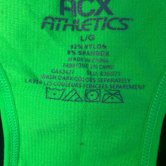 ☾.݁ᛪ༙ Large Stretchy Vibrant Green Women's Tank Top - Picture 2 of 4